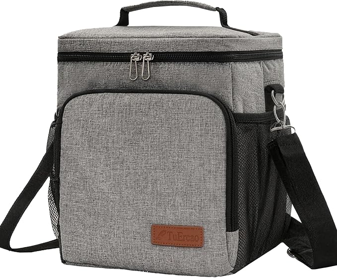 TuErcao Insulated Cooler Bag 6/24 Can Collapsible Leakproof Soft Sided Cooler for Car, Portable Foldable Small Ice Chest for Beach Camping Picnic Travel, 5/15qt Lunch Box for Men Work