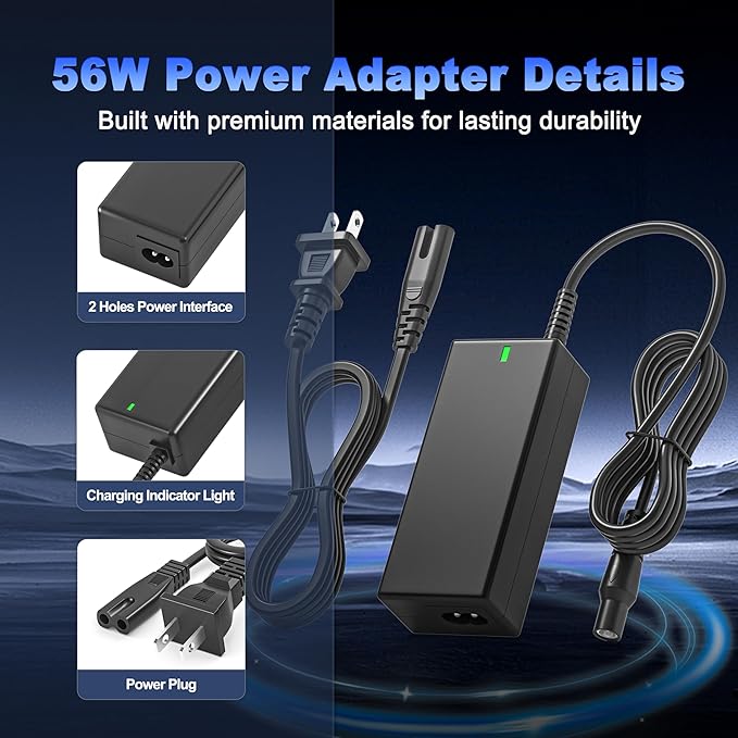 56W 14V Fast Charger Compatible with GB70 GB150 GB250+ GB251+ GB500 GB500+ Lithium Jump Starter Battery XGC4 XGC Power Adapter Cord