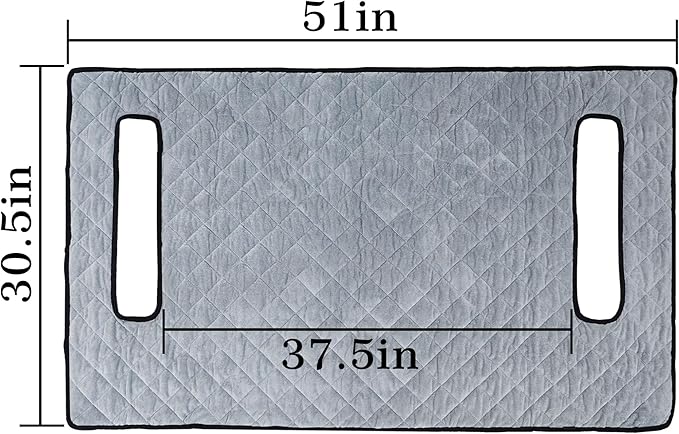 YOKYHOM Golf Cart Seat Covers, Golf Cart Seat Towel Blanket, Short Plush Surface, Soft and Comfortable, Suits EZGO, Yamaha, Club Car and Other 2-Seat Golf Carts, 51"x 30.5", Light Gray