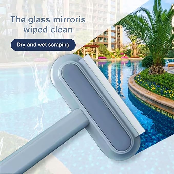 Pet Hair Remover, 4-in-1 Reusable Dog & Cat Hair Removal Tool – Extra Long Handle (23.4"), 1-Pack, Effective Lint Brush for Furniture, Couch, Carpet, Car Seats & Window Screens