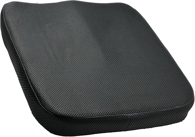 Seat Cushion - Memory Foam Sitting Pillow - Car Seat & Office Chair Cushion - Slip-Resistant with Soft Surface (1 Pack, Donut Pillow)
