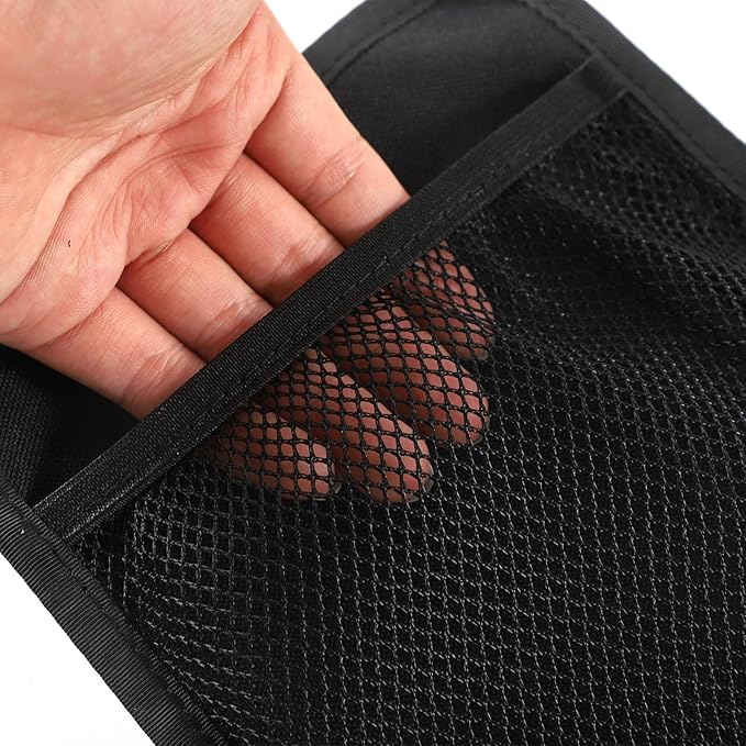 Car Glove Box Cover Storage net Bag Storage Bag Compatible with Ineos Grenadier 2020-2025 Oxford Cloth Car Glove Box External Adhesive Storage Bag Organizer Interior Accessories