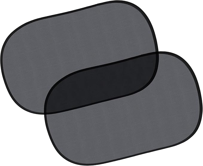 EcoNour Car Side Window Shades for Baby |2 Pack Side Window Sunshade for Kids | 18S Premium Static Cling |Automotive Sun Protection Baby from UV and Sun Glare |Car Accessories Large (21"x14")
