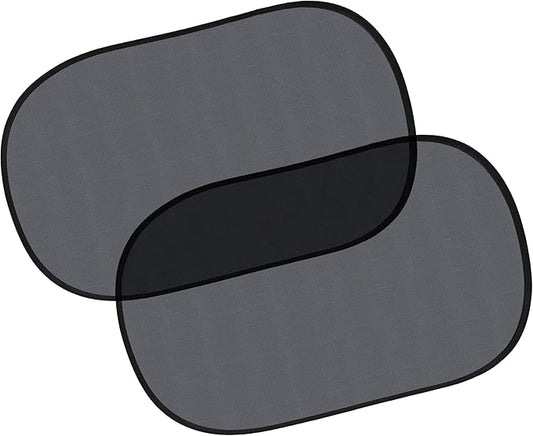 EcoNour Car Side Window Shades for Baby |2 Pack Side Window Sunshade for Kids | 18S Premium Static Cling |Automotive Sun Protection Baby from UV and Sun Glare |Car Accessories Large (21"x14")