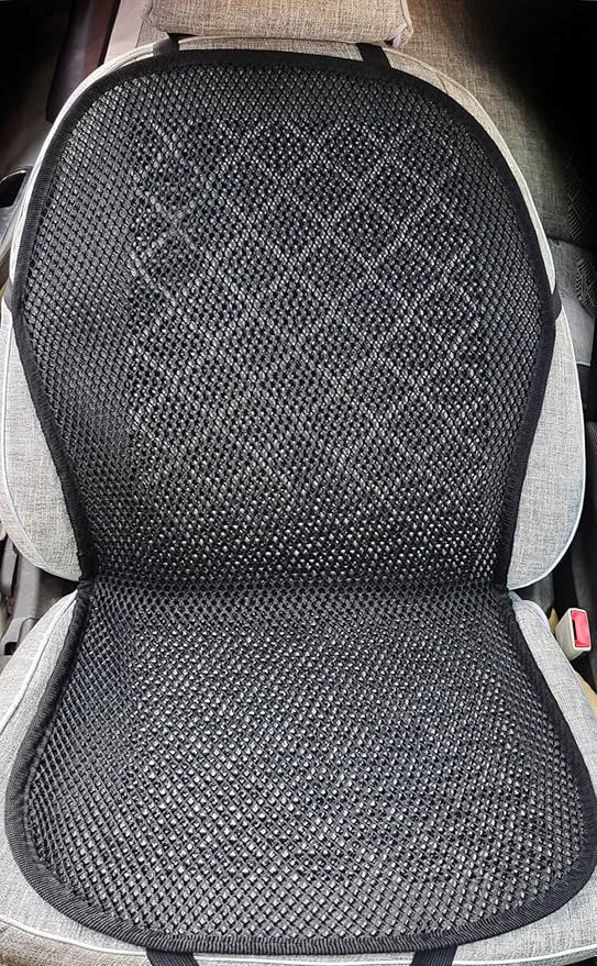 acdiac 1Pcs Summer Cooling Breathable 3D Air Mesh Car Seat Cushion Pad Cover Universal Fit for Car Truck Pickup SUV Bus Driver's Seat (Black)