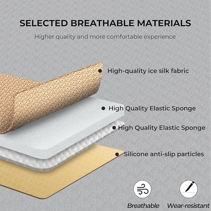 2pcs All-Season Car Seat Wraps Khaki - Breathable Car Seat Covers with Anti Slip Bottom - Durable Auto Seat Cushions Universal Fit for Vehicles Cars SUV Trucks Front Seats