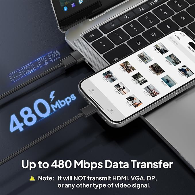 Basesailor for iPhone 17 Air Car Adapter 3Pack,USB to USB C Charger Converter,Type C Female to A Male for New Apple 17e 16e 15 Pro Max Plus,iWatch 11,Airpods 4/Pro 3,iPad mini 7,Samsung Galaxy S26 A55