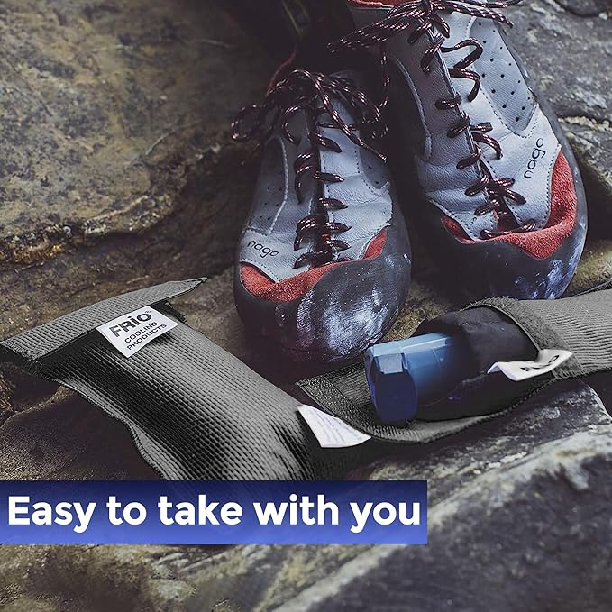 FRIO Cooling Wallet - Insulin Cooler for 45+ Hours of Stress Free On The Go - Black - Individual