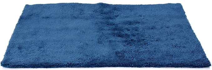 Maxshine 500GSM Edgeless Microfiber Towel for Car Detailing - Blue, 16”x24” (40x60cm), High-Absorbency & Ultra-Soft for Car Detailing & Polishing