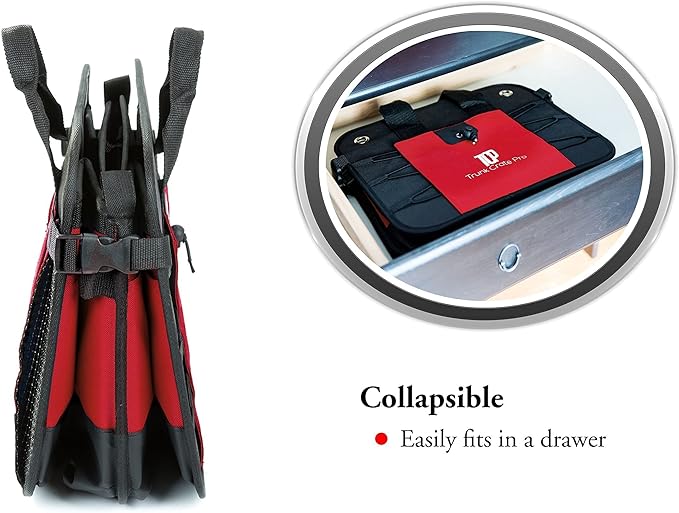 TRUNKCRATEPRO Save 15 per cent off Bundle 2 trunk organizer (red, blue)