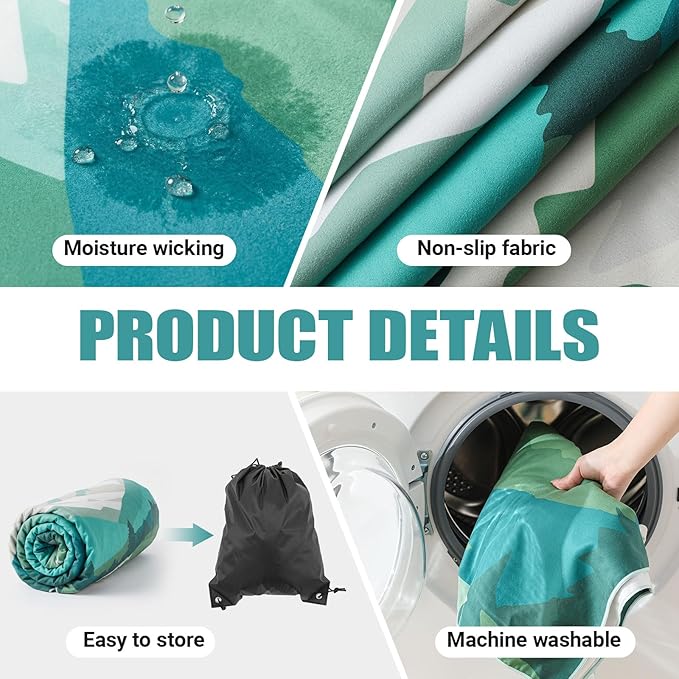 Back Seat Cover with Storage Bag, Moisture Wicking Rear Bench Towel Backseat Cover Nonslip Rear Seat Protector for Cars SUV Van Trucks, Post Gym Workout Swimming Surfing Running Hiking Beach