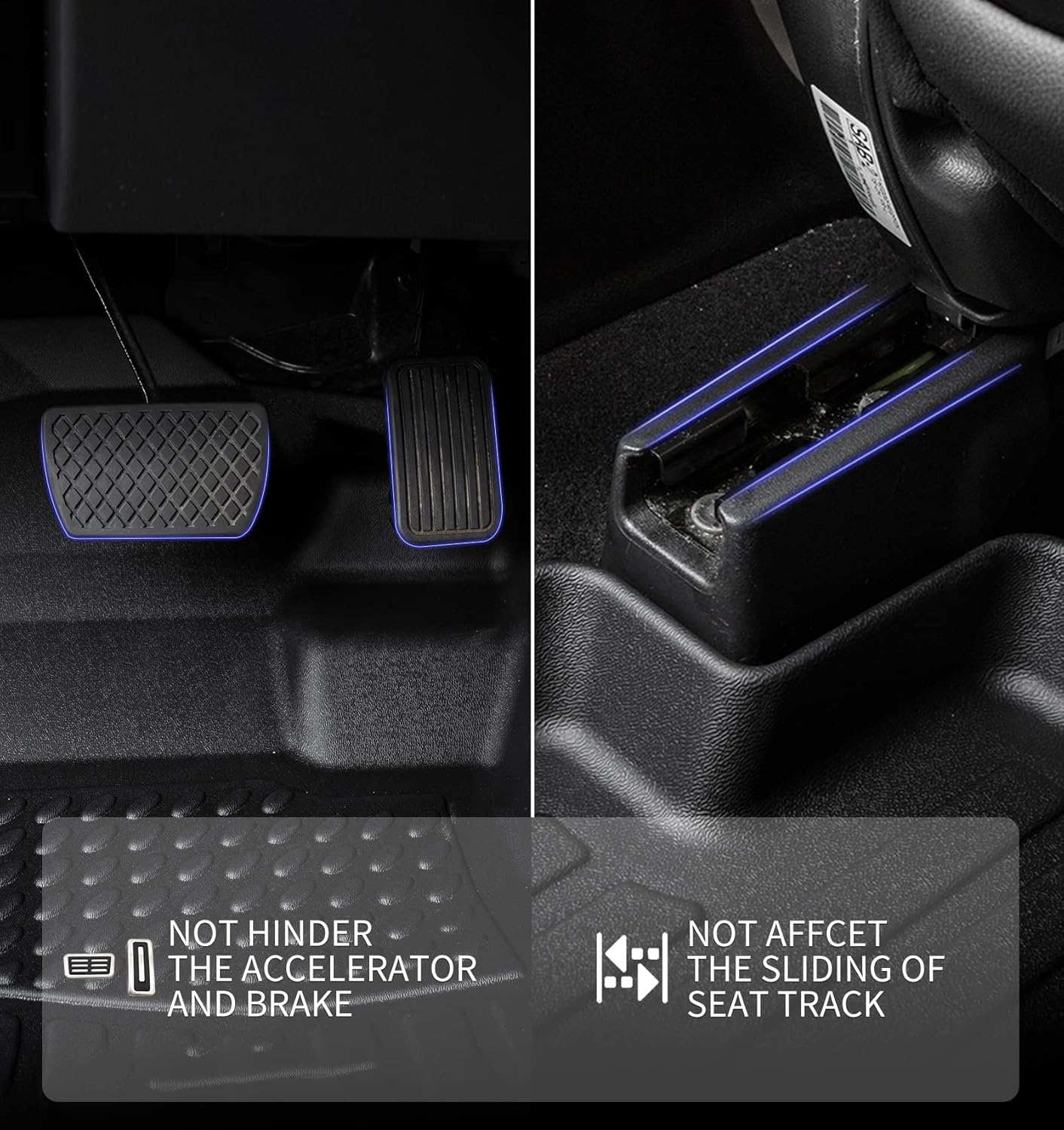 KELCSEECS® Floor Mats & Cargo Liner with Seatback Mats Custom for Nissan Pathfinder 2022-2025 8 Seat/Infiniti QX60 7 Seat All Weather Protection TPE Floor Liners Full Set Pathfinder Accessories Black