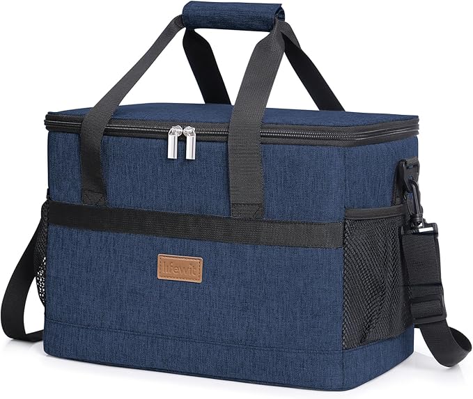 Lifewit Cooler Bag 30/50/60 Cans Collapsible and Insulated Large Lunch Bag Leakproof Soft Cooler Portable Tote for Camping/BBQ/Family Outdoor Activities