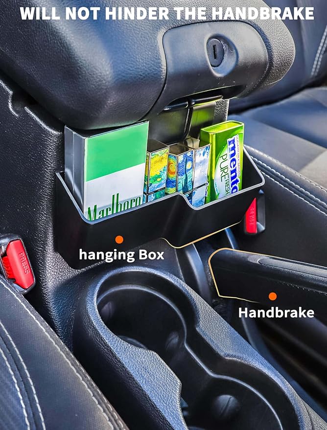 Savadicar 4 Pack Center Console Organizer, Interior Storage Accessories for 2011-2018 Jeep Wrangler JK JKU, Maximize in-car Space with ABS Storage Kits, Black