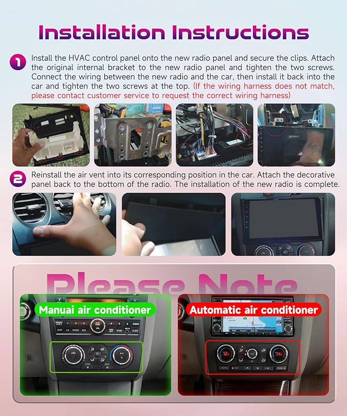 Android Car Stereo for Nissan Altima 2008-2012 with Wireless CarPlay Android Auto, 4Core 4G+64G 9 Inch Touchscreen Car Radio Mirror Link GPS Navigation WiFi Bluetooth FM RDS EQ SWC Backup Camera