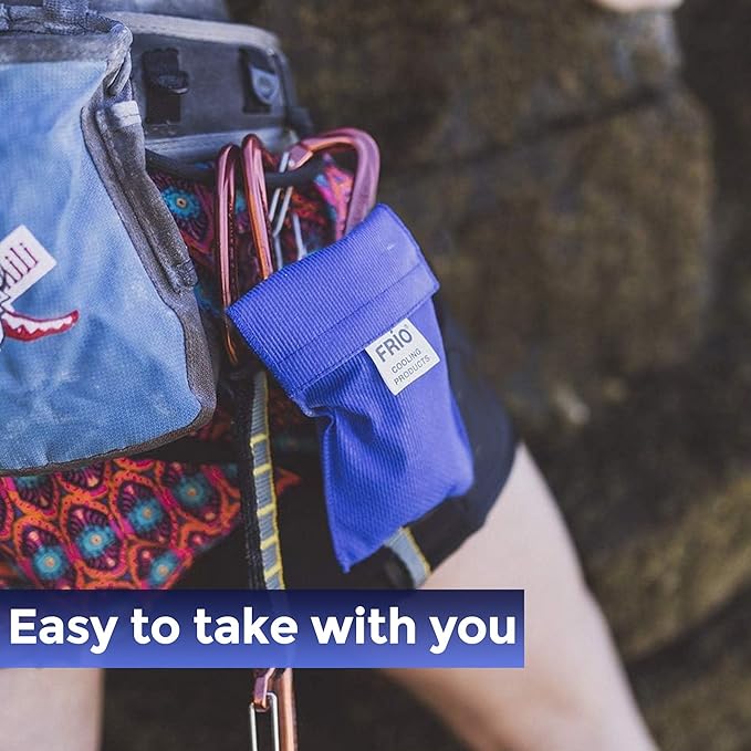 FRIO Cooling Wallet - Insulin Cooler for 45+ Hours of Stress Free On The Go - Blue - Mini
