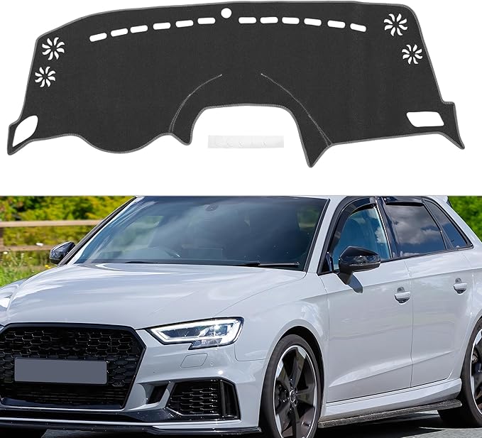 Center Console Dash Cover for Jeep Renegade 2015-2022 Non-Slip Dashboard Carpet Mat Polyester Silicone