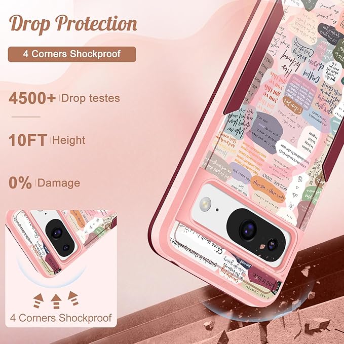 for Google Pixel 8 Case 6.2 Inch - Compatible with MagSafe Women Girls Cute Magnetic Protective Cover Girly Kawaii Unique Pretty Heavy Duty Shockproof Design for Google Pixel 8 Phone Cases