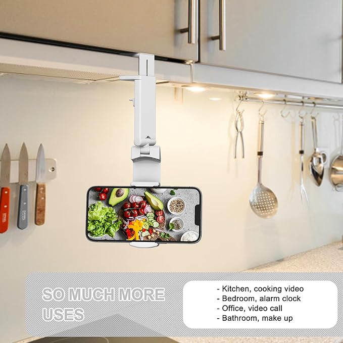 Perilogics Airplane Phone Holder Mount Universal in Flight Hands Free Viewing with Multi-Directional Dual 360 Degree Rotation. The Go-to Choice for Frequent Flyers and Travelers’ Favorite.