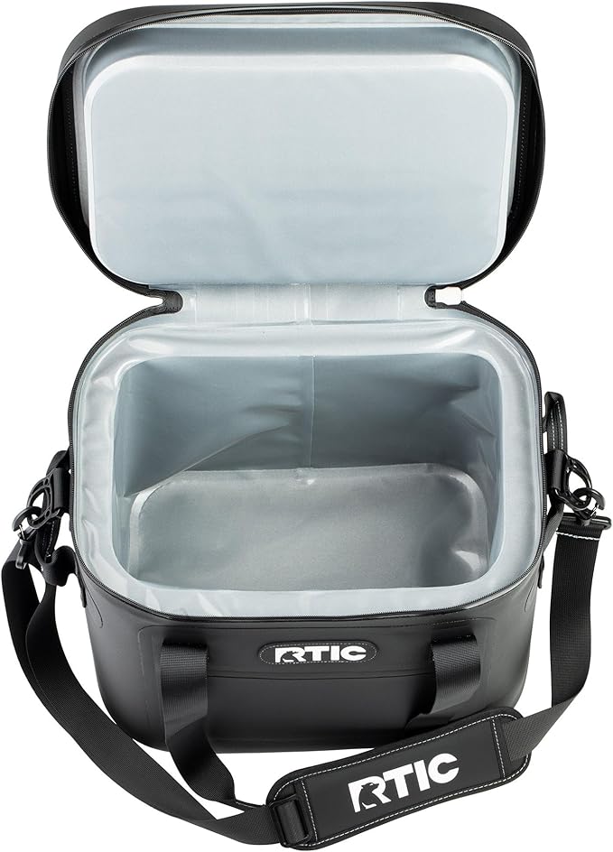 RTIC Ultra-Tough Soft Cooler 30 Can, Insulated Bag Portable Ice Chest Box for Lunch, Beach, Drink, Beverage, Travel, Camping, Picnic, Car, Trips, Floating Cooler Leak-Proof with Zipper