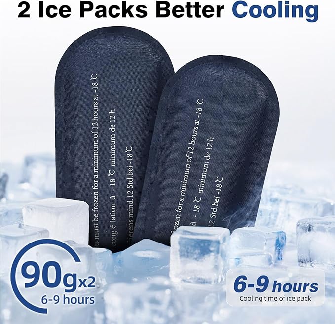 apollo walker Insulin Cooler Travel Case Diabetic Medication Cooler with Ice Packs and Insulation Liner Insulin Cooler Travel case TSA Approved