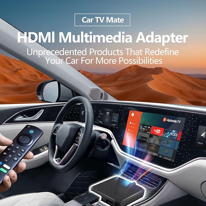 Wireless Carplay Adapter, Android Auto Adapter 2025 Carplay, Plug and Play, Convert Wired to Wireless Supports Car Original Control, Mini Car Play Box for Cars