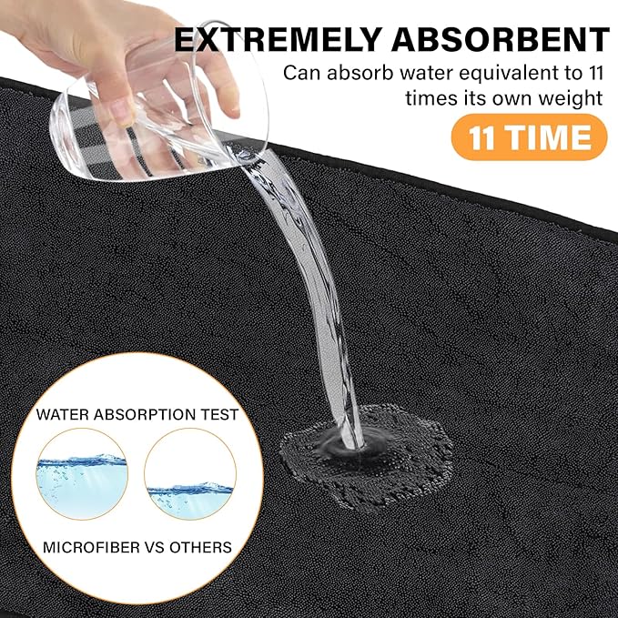 Shiny Cleaning Wipes, 3Pack Shiny Cloths Drying Towels,Shower Doors Drying Towels,16 * 16" Streak Free Glass Window Car Mirror Super Absorben Microfiber Cleaning Cloths (3pcs Grey 16 * 16″)
