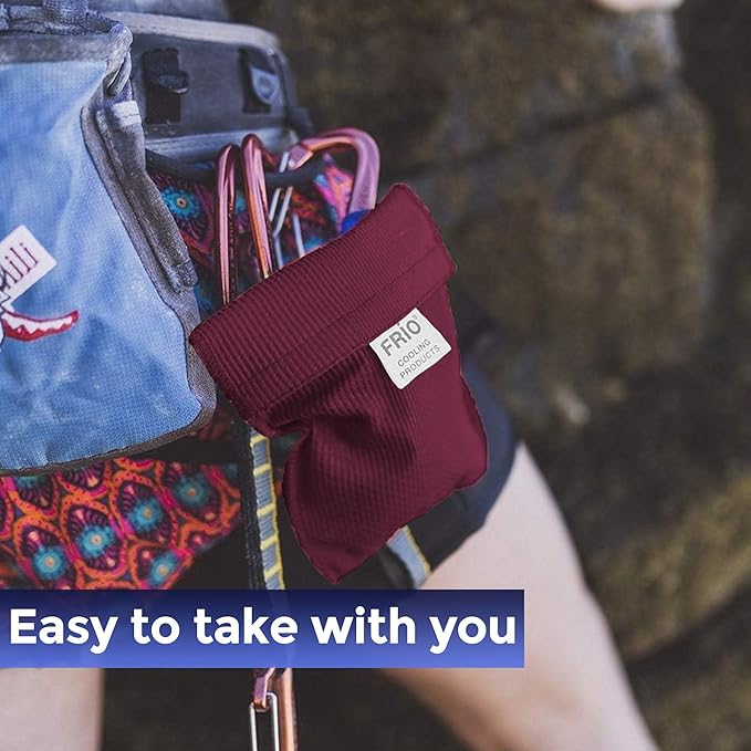 FRIO Cooling Wallet - Insulin Cooler for 45+ Hours of Stress Free On The Go - Burgundy - XL