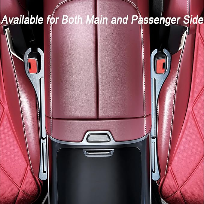2PCS Car Seat Gap Filler，Gap Stopper Fill Gap Between Seat and Console，Built-in Recessed Storage Organizer，Universal for Most Cars Trucks SUVs to Stop Things from Dropping（Black）