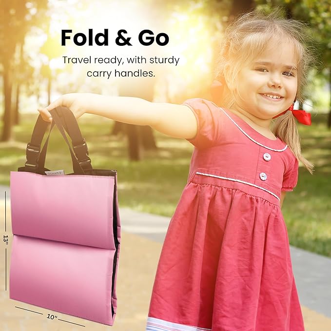 Swanoo Car Seat Cooling Pad, Stroller Cooling Pad with 8 Ice Pack for Babies Toddler and Kids, Sun and Heat Cover Protector for Summer Carseat Cooler Liner Pink