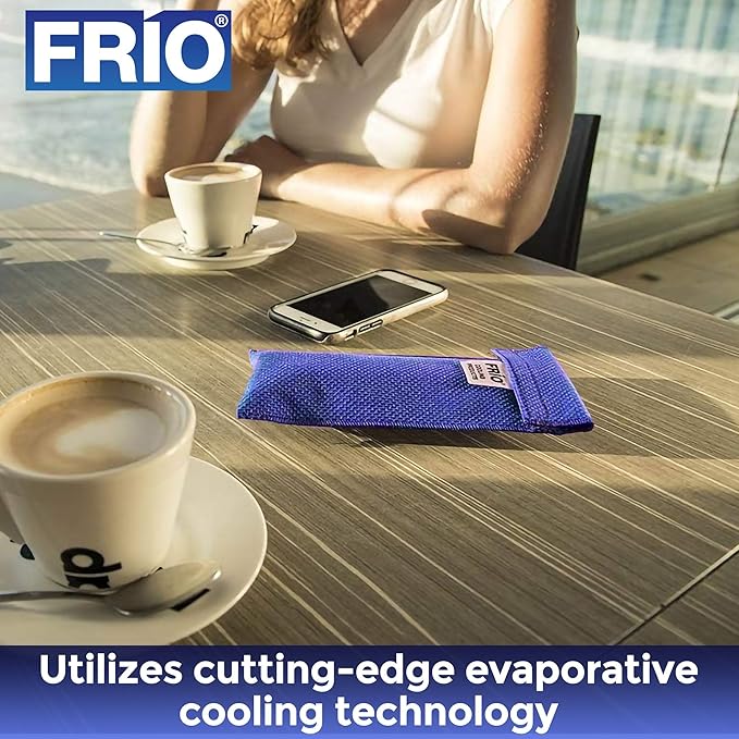FRIO Cooling Wallet - Insulin Cooler for 45+ Hours of Stress Free On The Go - Blue - Individual