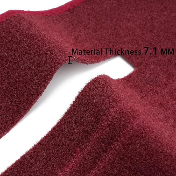 Dash Cover Custom Fit for 1997-2000 Chevy Chevrolet Silverado/GMC Sierra C1500 C2500 C3500 K1500 K2500 K3500, 1997-1999 GMC Yukon/Chevy Tahoe, Dashboard Cover Mat Pad(97-99 Maroon)