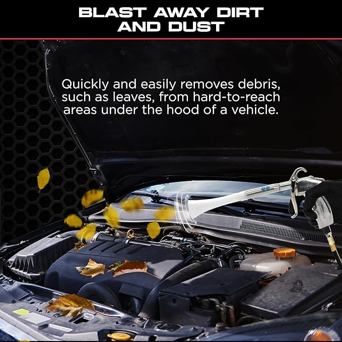 Tornador Z-014 Air Blow Out Tool | High-Performance Air Blower for Fast Car Detailing | Quickly Cleans & Dries Hard-to-Reach Areas | Essential Tool for Professionals