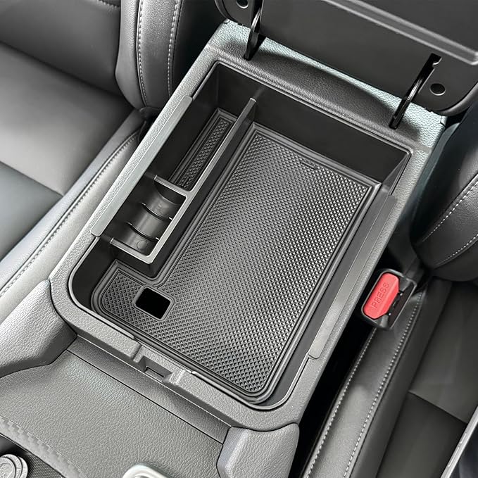 Center Console Organizer Tray Compatible with Nissan Sentra 2020 2021 2022 2023 2024 2025 Accessories, Middle Console Organizer for 2020-2025 Sentra Armrest Storage Box Coin Holder, black trim