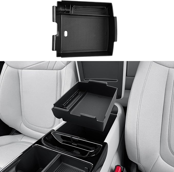 2026 Tucson Center Console Organizer - For 2025-2026 Hyundai Tucson(Limited)/Tucson Hybrid(Blue/SEL Convenience/N Line/Limited) Armrest Box Storage - ONLY Fit 2025-2026 Tucson With Electronic Shift