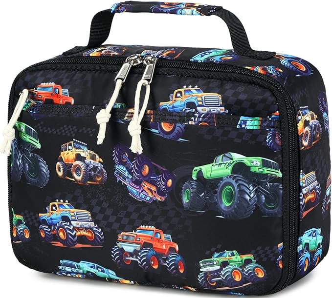 CAMTOP Lunch Box Kids Boys Insulated Lunch Cooler Bag Reusable Lunch Tote Kit for School Travel