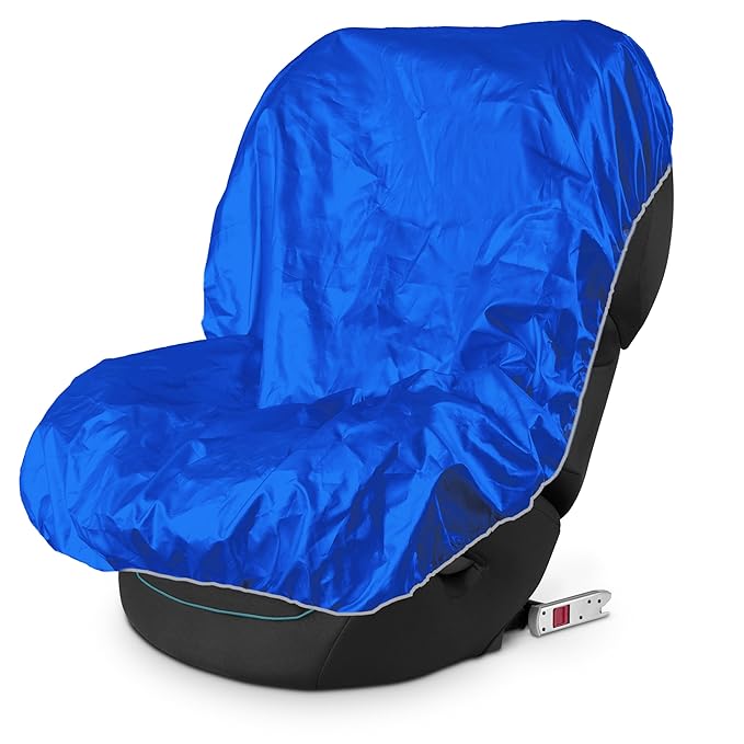EcoNour Car Seat Protector, Waterproof Car Seat Cover with Thick Padding, Non-Slip Back Seat Protector for Baby, Infant & Toddler, Seat Cover Mat to Protect Seats from Spills, Dirt & Scratches