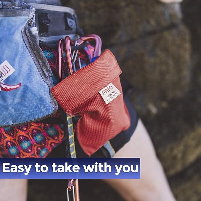 FRIO Cooling Wallet - Insulin Cooler for 45+ Hours of Stress Free On The Go - Red - XL