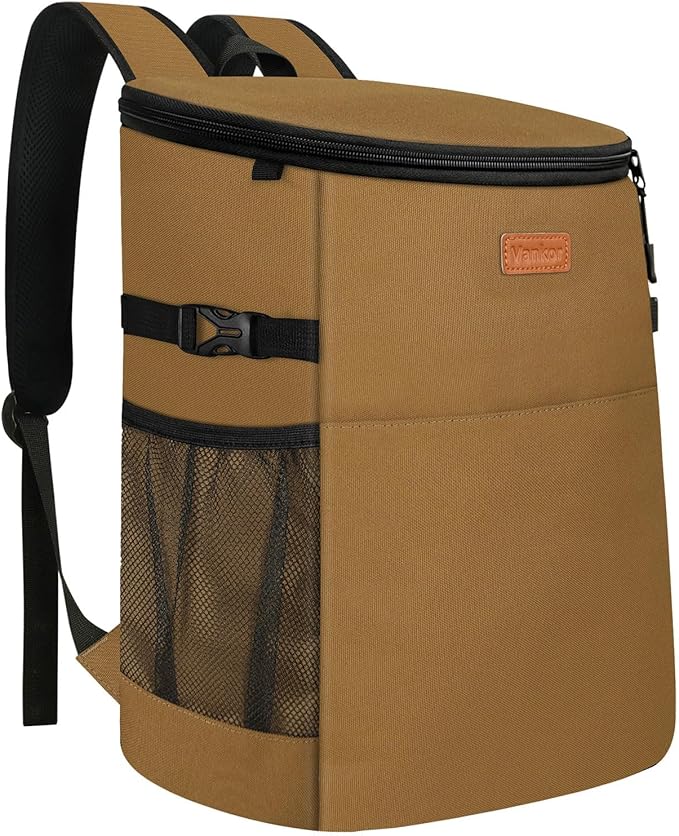 Camping Cooler Backpack 30 45 Cans, Soft Backpack Coolers Insulated Leak Proof Travel Cooler Bag Waterproof Lunch Picnic Beach Work Trip Thermal Bag Drink Beverage Beer Bag Cooler