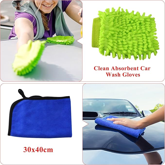 HANDY Tornado Air Cleaning Gun 80-160PSI High Pressure Car Blow Gun, 2 Nozzles, Powerful Air Blast for Dust & Dirt Removal, Surface Cleaning Tool
