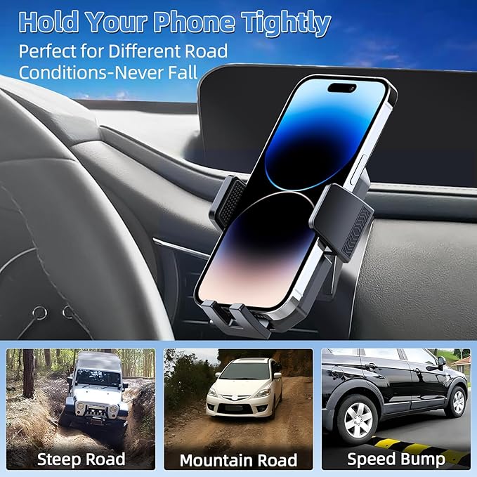 PZK Car Phone Mount for Mazda CX-30 CX30 2019-2022 2023 2024 2025 Accessories Custom Air Vent Auto Lock Car Phone Holder Hands Free 360° Rotation Cell Phone Automobile Cradles for iPhone Samsung