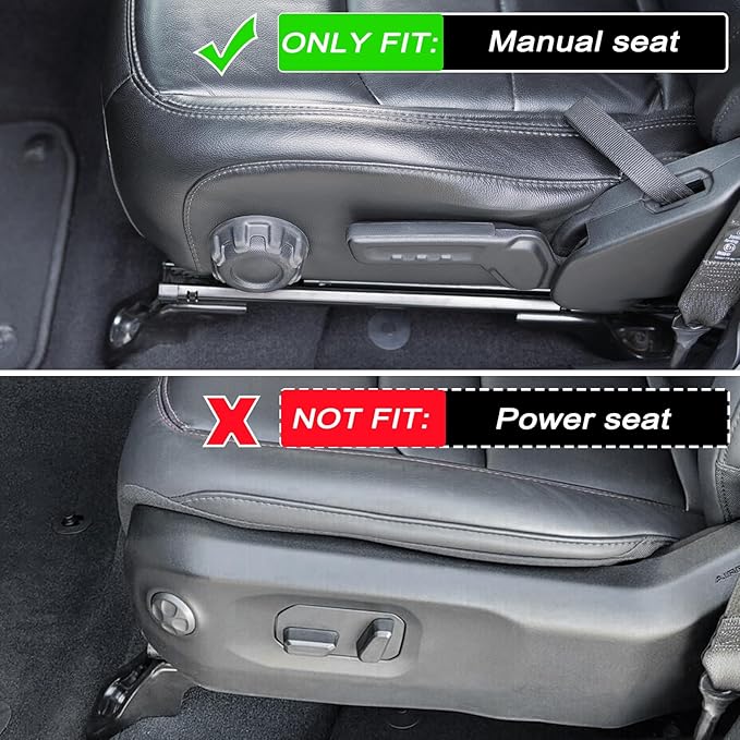 Front Under Seat Storage Organizer Tray Compatible with Jeep Wrangler JL/JLU 2018-2022 2023 2024 2025 2026 and Jeep Gladiator JT Truck 2020-2023 2024 2025 2026 Hidden Accessories （Patented Design）