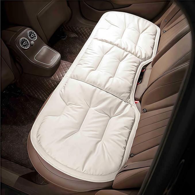 2026 New Skin-Friendly & Dirt-Repellent Leather Seat Cushions, Ergonomic Memory Foam Lumbar Support, Non-Slip Breathable Cover, Removable Washable, Ideal for Drivers & Office Long Sitting (red)