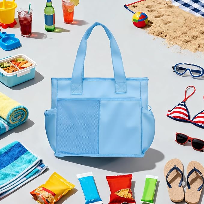 Odoland Soft Cooler Bag - Leakproof & Insulated, 2-in-1 Collapsible Design, Dry/Wet Separation, Large Soft Sided Cooler with Multi-Pocket Design for Beach, Picnic, Camping, Day Trip, Family Size