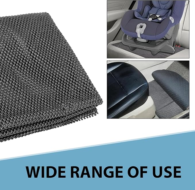 Car Roof Anti-Slip Mat, 47" x 39" PVC Roof Cargo Protective Rug Pad, Strong-adsorption Multi-Purpose Auto Top Storage Bag Protective Mat, Fit for Most Vehicles (Black)