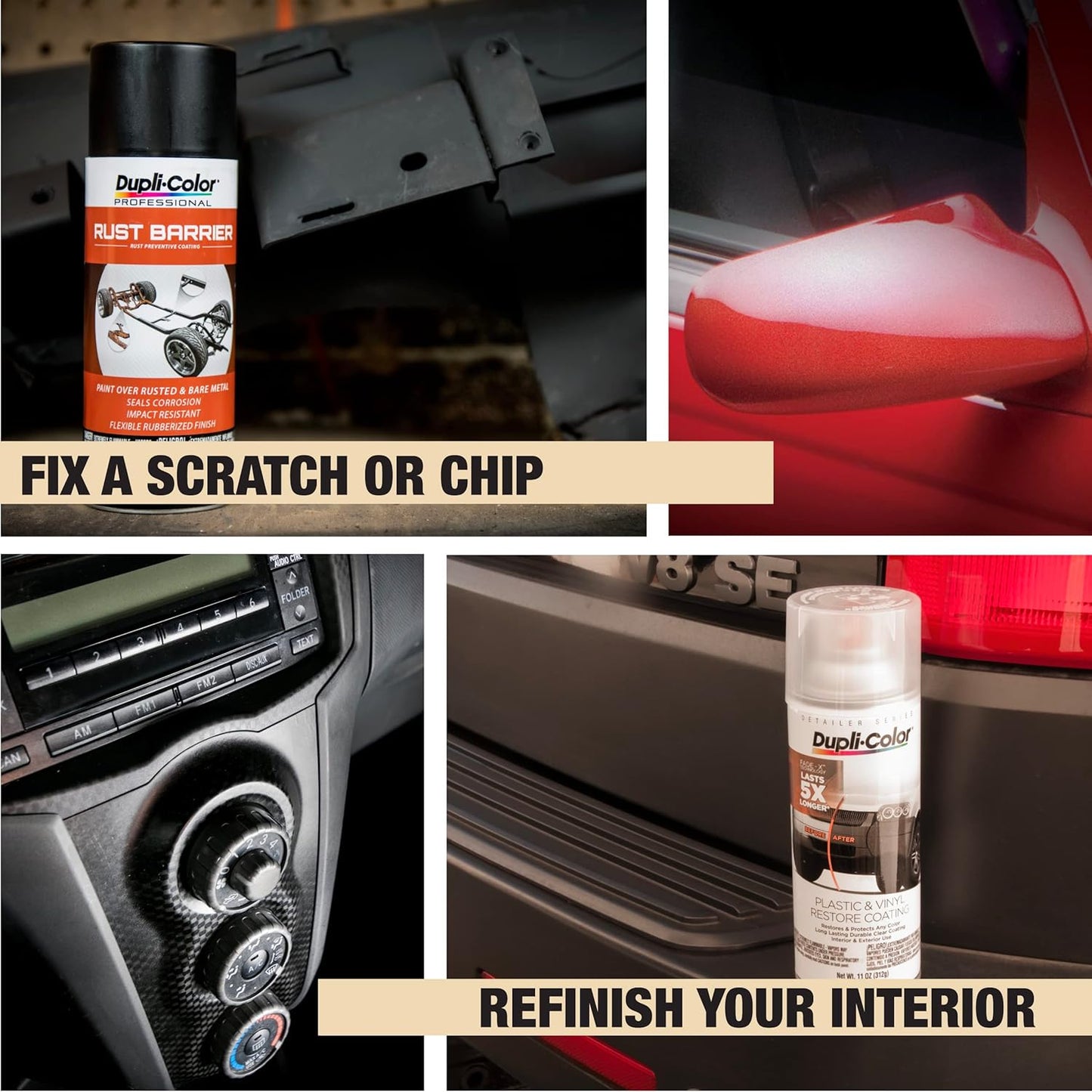 Dupli-Color EANS06080 Scratch Fix All-In-1 Exact-Match Automotive Touch-Up Paint Pen, Super Black, 0.5 Fl Oz (Pack of 1)
