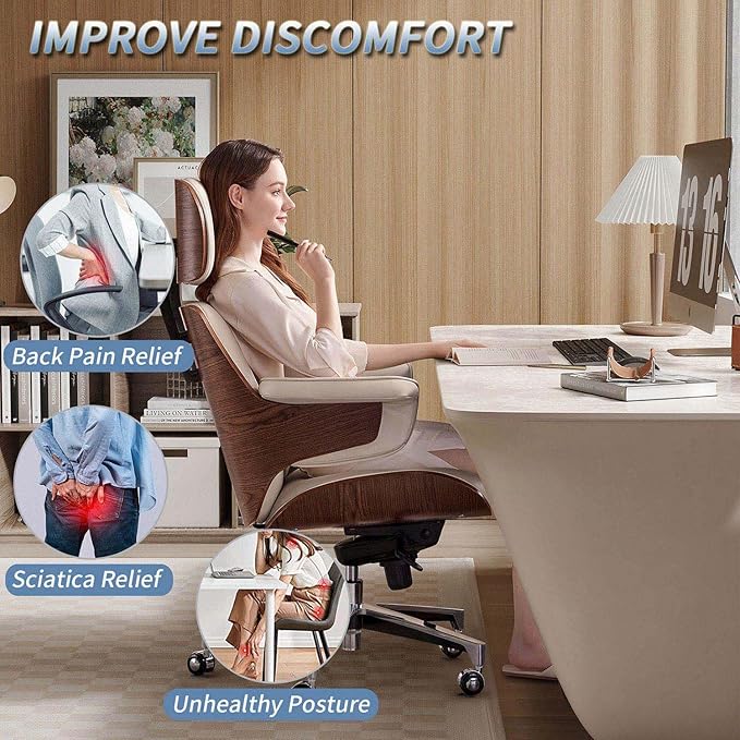 Wedge Car Seat Cushions for Driving, Adult Booster Seat Cushion for Car Truck Driver, Memory Foam Butt Cushion for Office Chair Wheelchair Home, Mesh Beige
