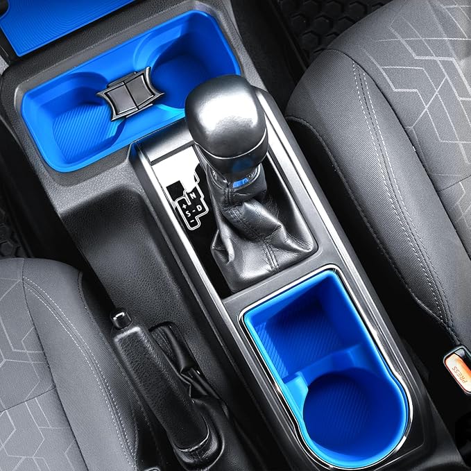 Interior Silicone Liner Insert Custom Fit for Tacoma 2016-2023, Silicone Organizer Tray for Tacoma Gen 3rd Crew Cab only - Fully Covered - for Tacoma Accessories