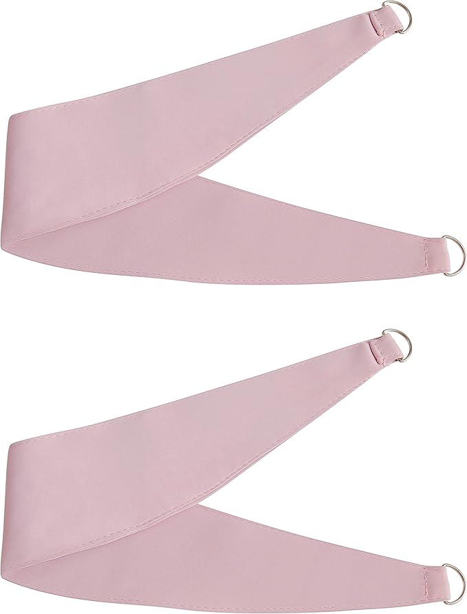 Bujasso Pink Blackout Curtains with Sheer Overlay Mix and Match Double Layer 80% Room Darkening Window Treatment Set for Girls Bedroom Living Room Pink Drapes with Tiebacks Grommet Top 54" Wx63 Lx2