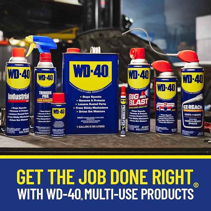WD-40 Multi-Use Product with Smart Straw Sprays 2 Ways, 8 OZ [6-Pack]